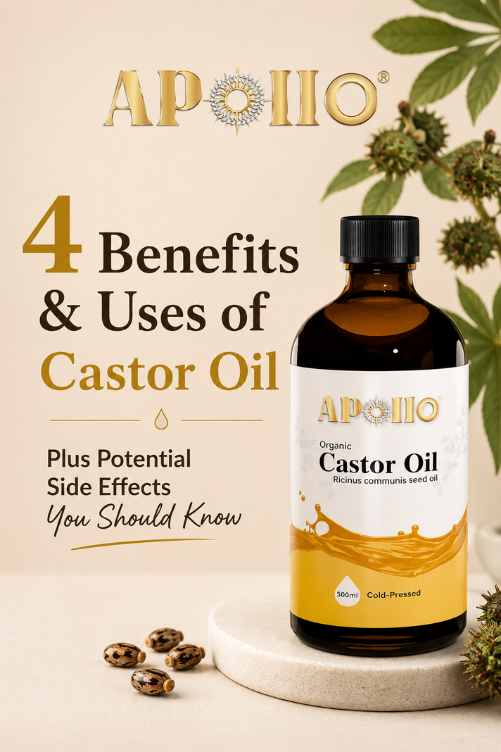 4 Benefits and Uses of Castor Oil & Potential Side Effects Your Should Know