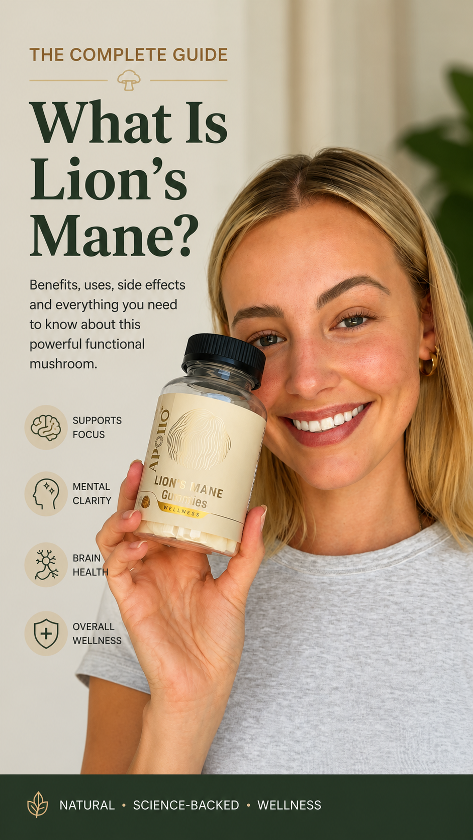 What Is Lion's Mane? Benefits, Uses, Side Effects & Everything You Need to Know