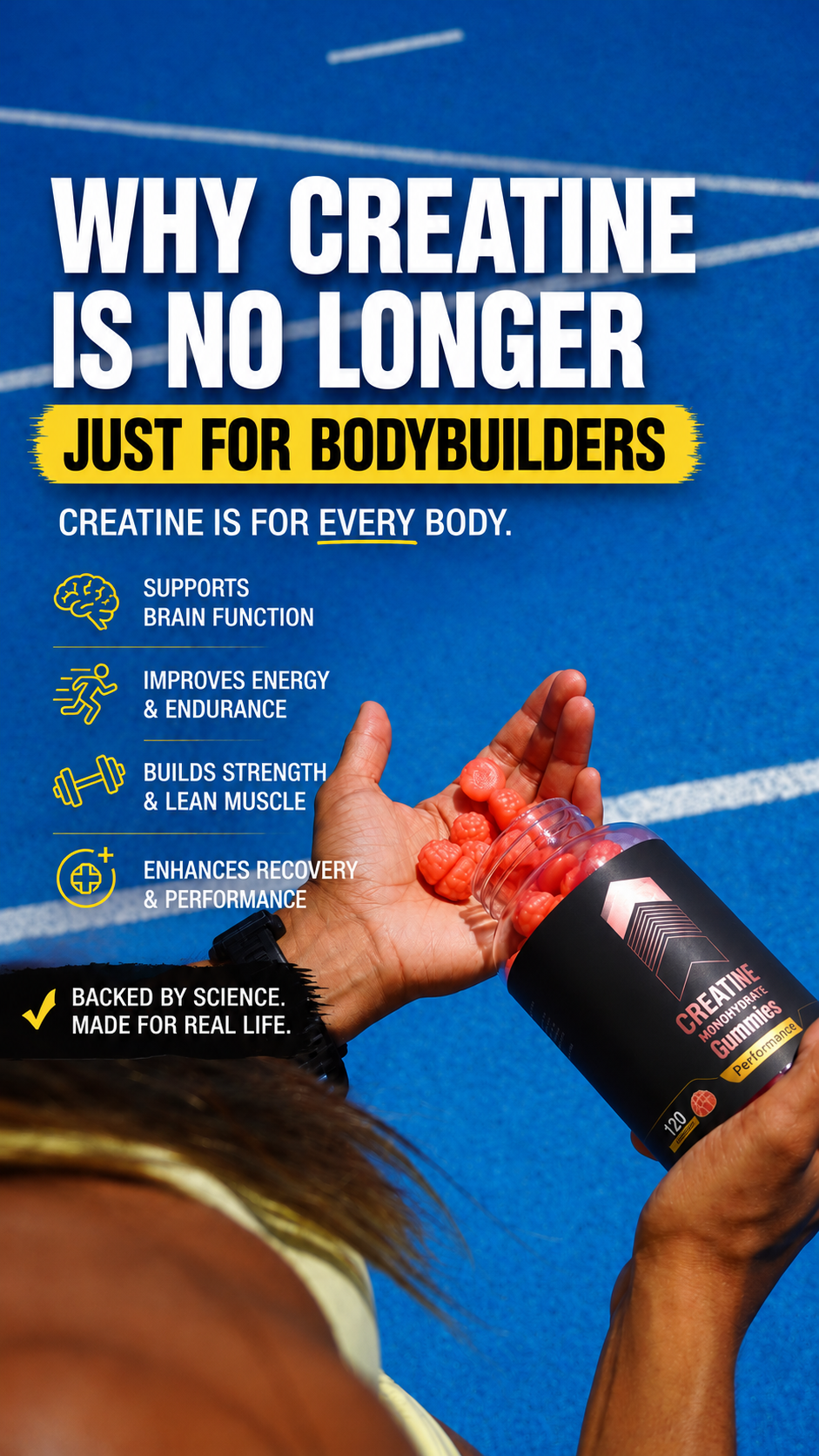 Why Creatine Is No Longer Just For Bodybuilders