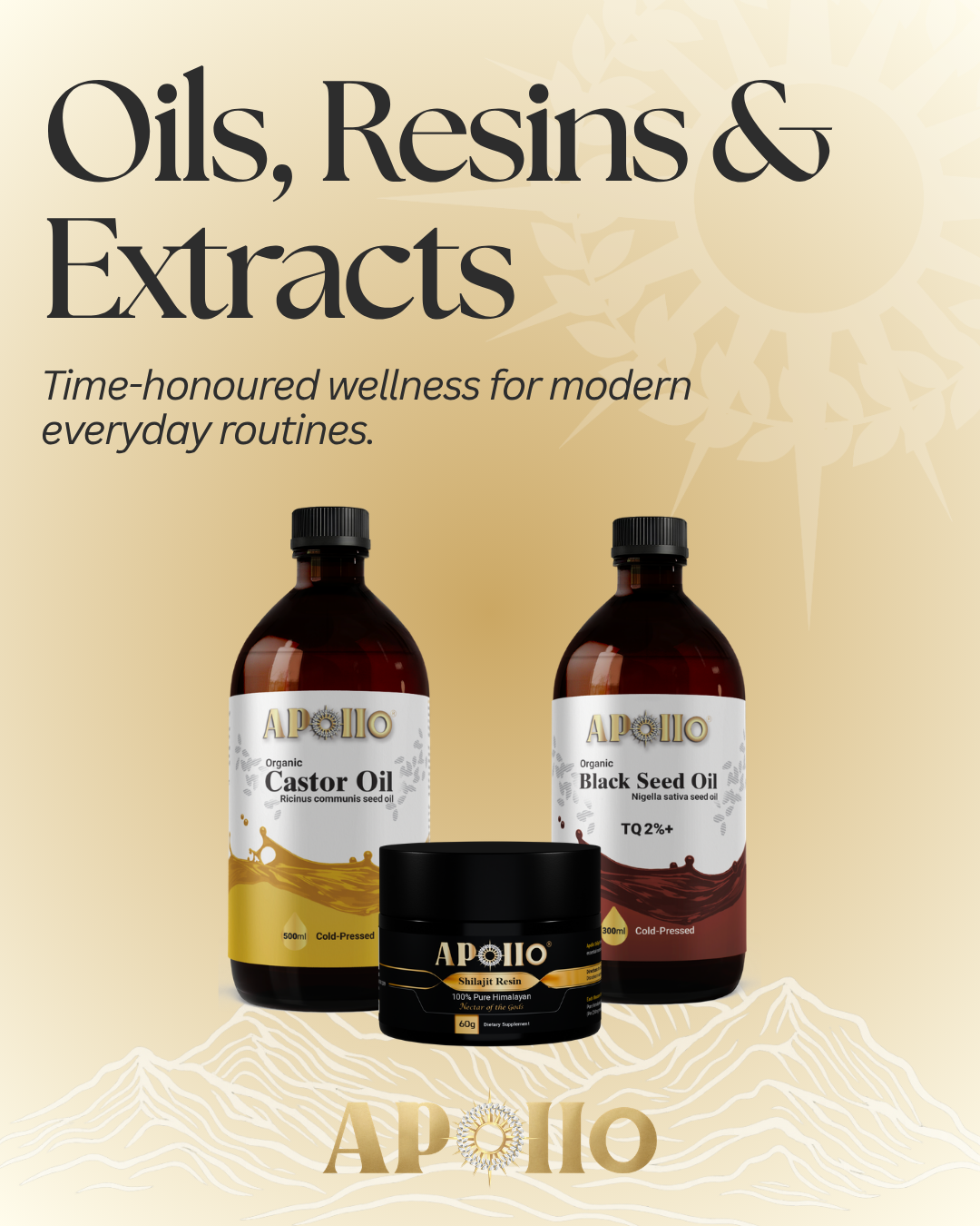 Oils, Resins & Traditional Extracts