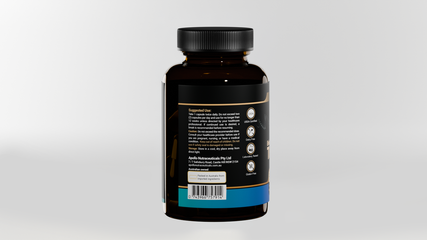 Enhanced Turkesterone 40% HPLC 60 caps