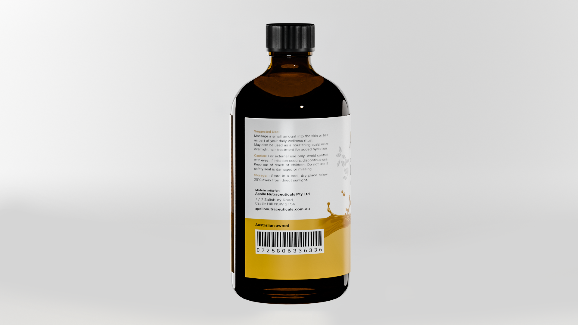 Organic Castor Oil 500ml