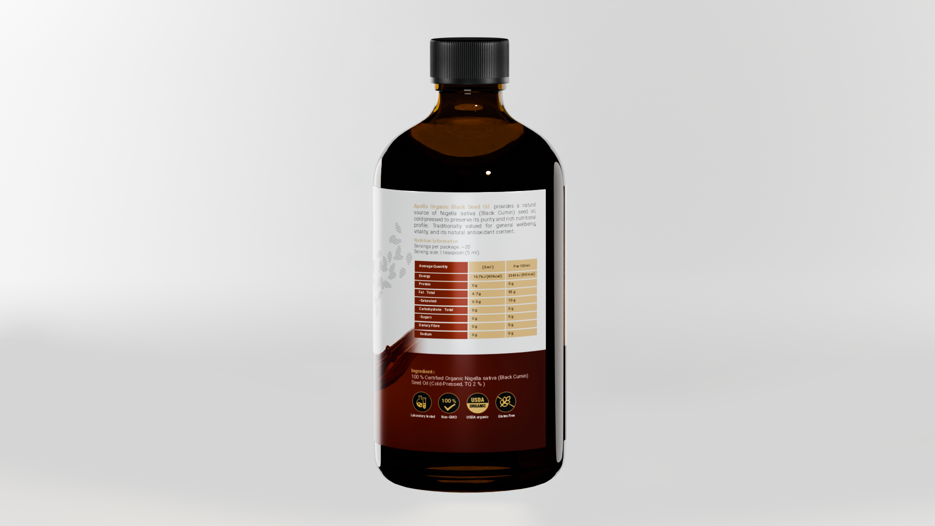Organic Black Seed Oil 100ml