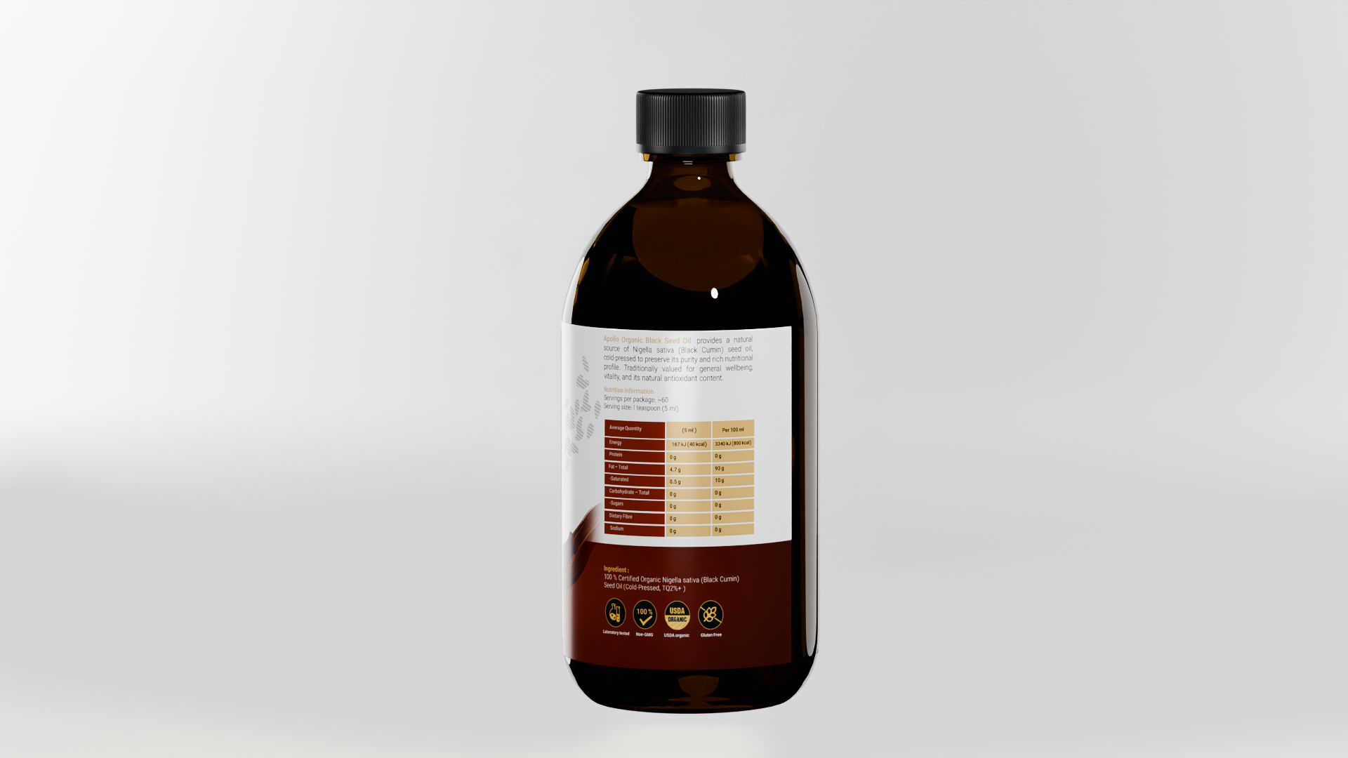 Organic Black Seed Oil 300ml