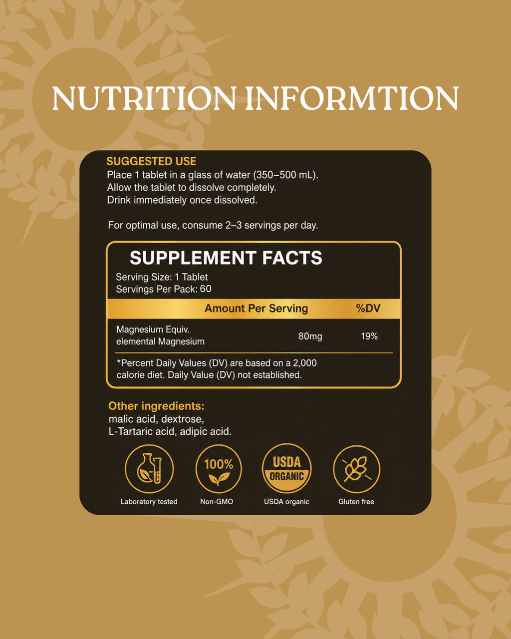 H2 Molecular Hydrogen 60 Tablets
