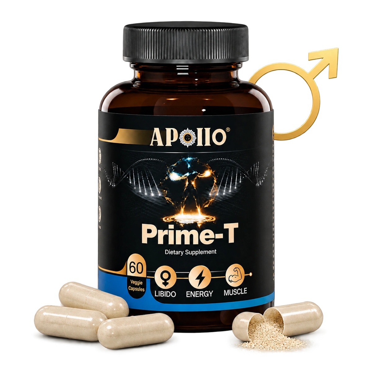 Apollo Prime-T, 60 veggie capsules