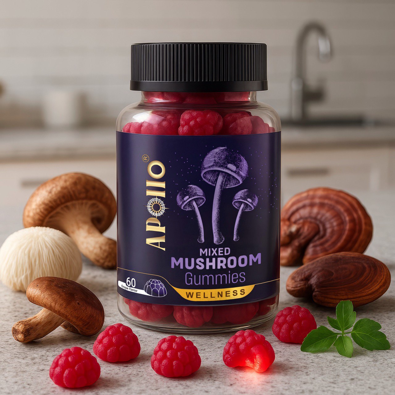 Mixed Mushroom Gummies - Wholesale