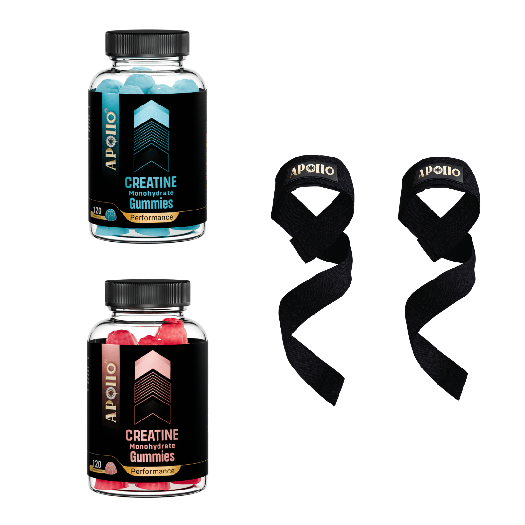 BUNDLE : Creatine Gummies + Lifting Straps