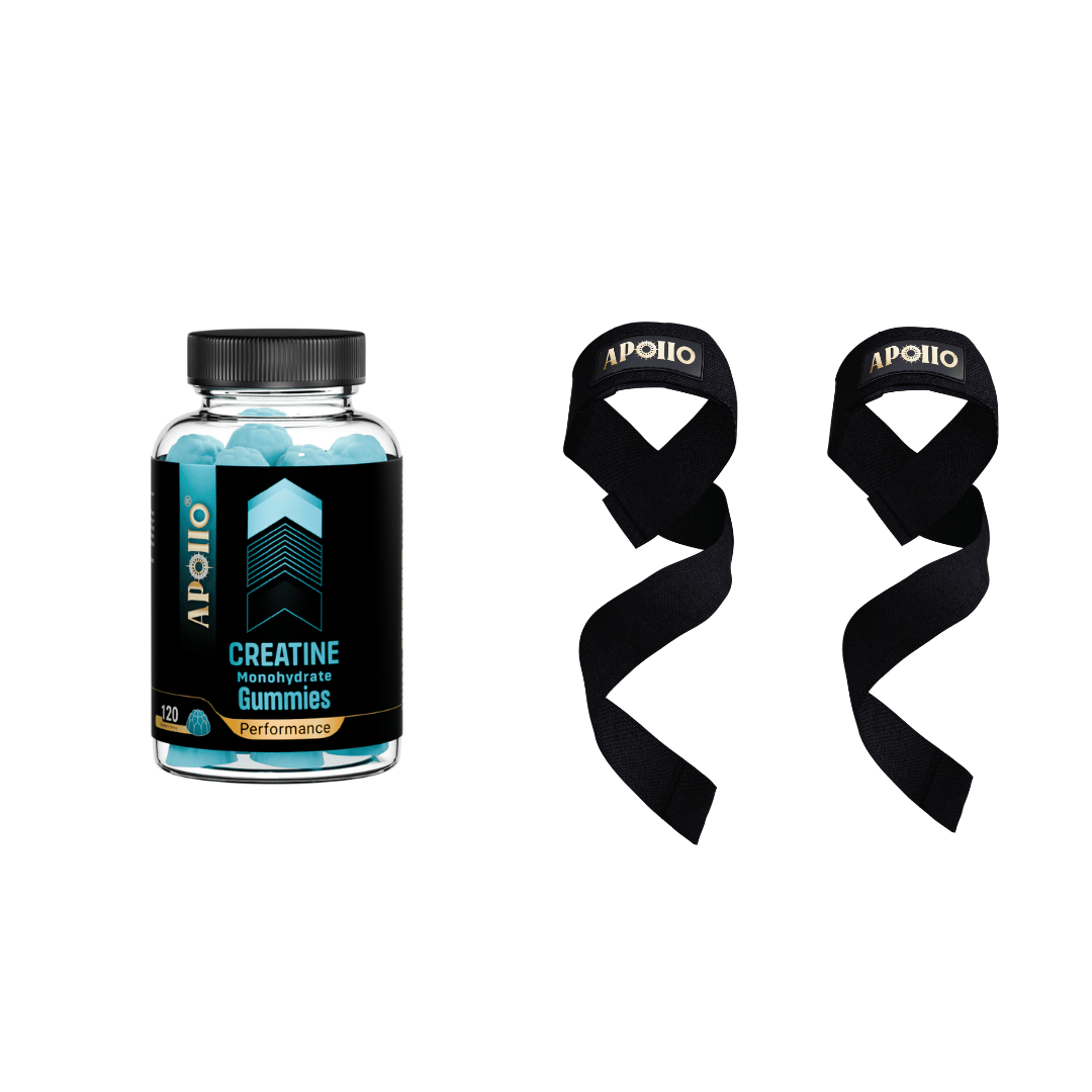 BUNDLE : Creatine Gummies + Lifting Straps