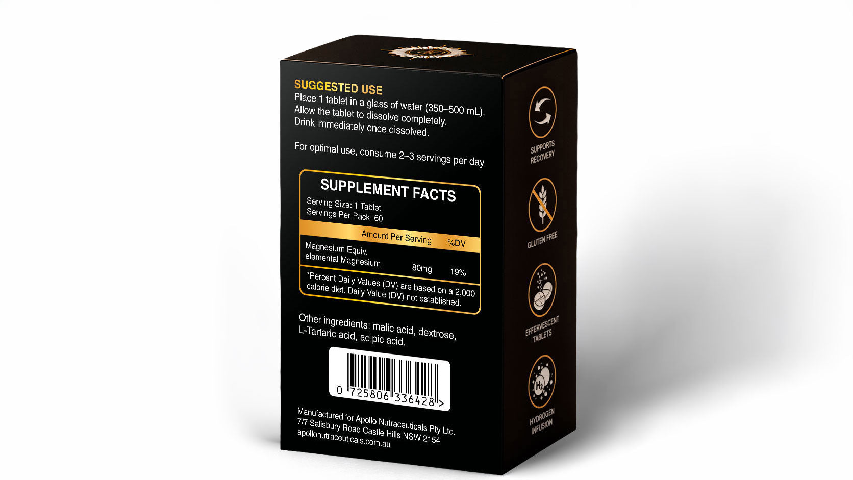 H2 Molecular Hydrogen 60 Tablets